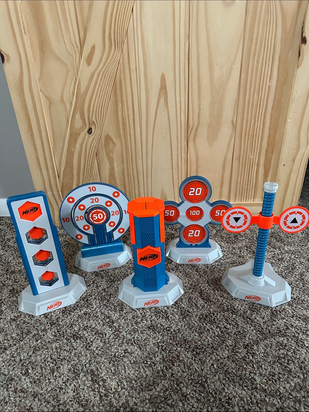Nerf Blue and Orange Target Practice Playset
